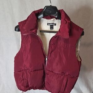 Charlotte Russe Maroon Puffer Vest